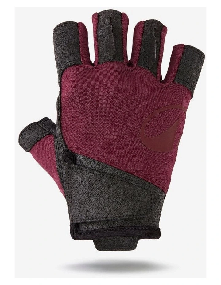 Decathlon | Durable Weight Training Gloves - Burgundy/Black image 2