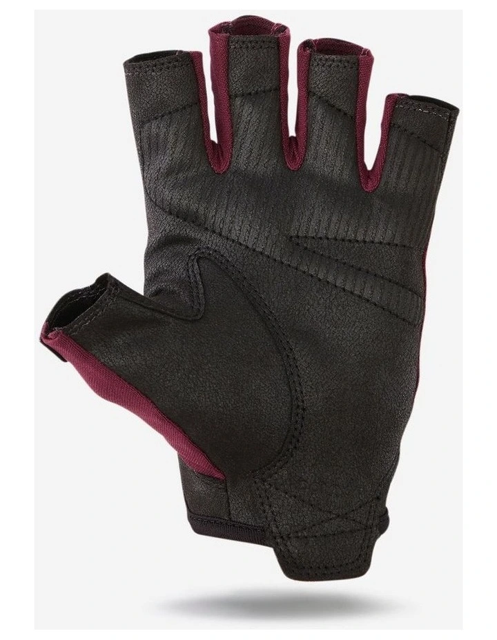 Decathlon | Durable Weight Training Gloves - Burgundy/Black image 3
