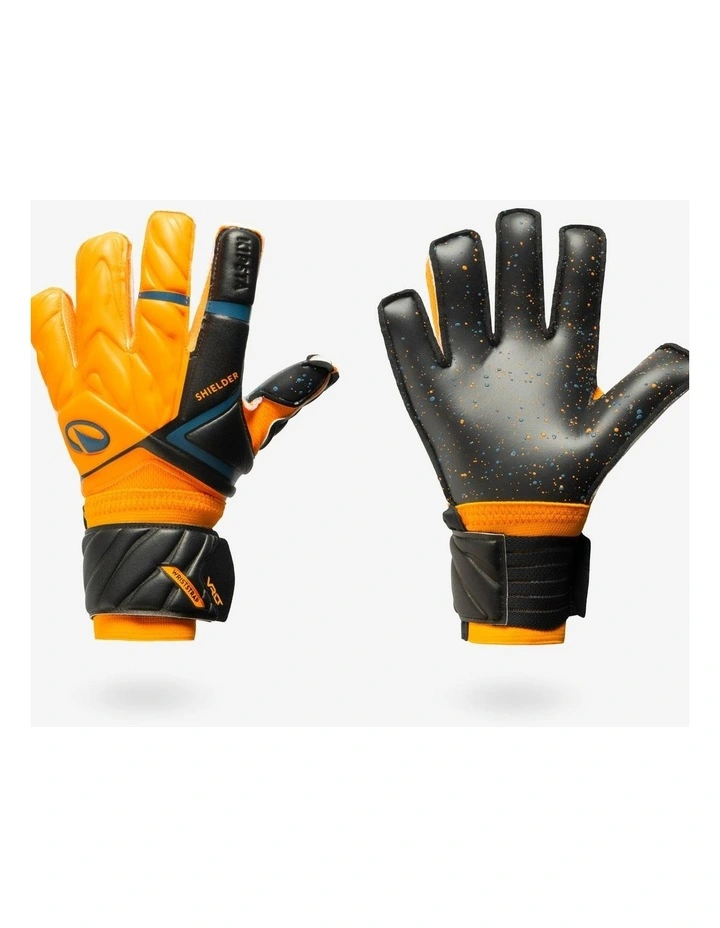 Decathlon | Kipsta Kids Goalkeeper Gloves VRLT 500 Deep Teal image 2