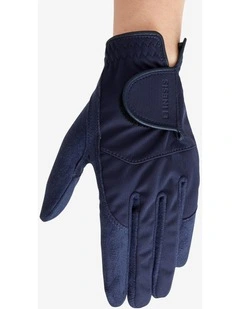 Decathlon | Women's golf pair of RW gloves navy blue
