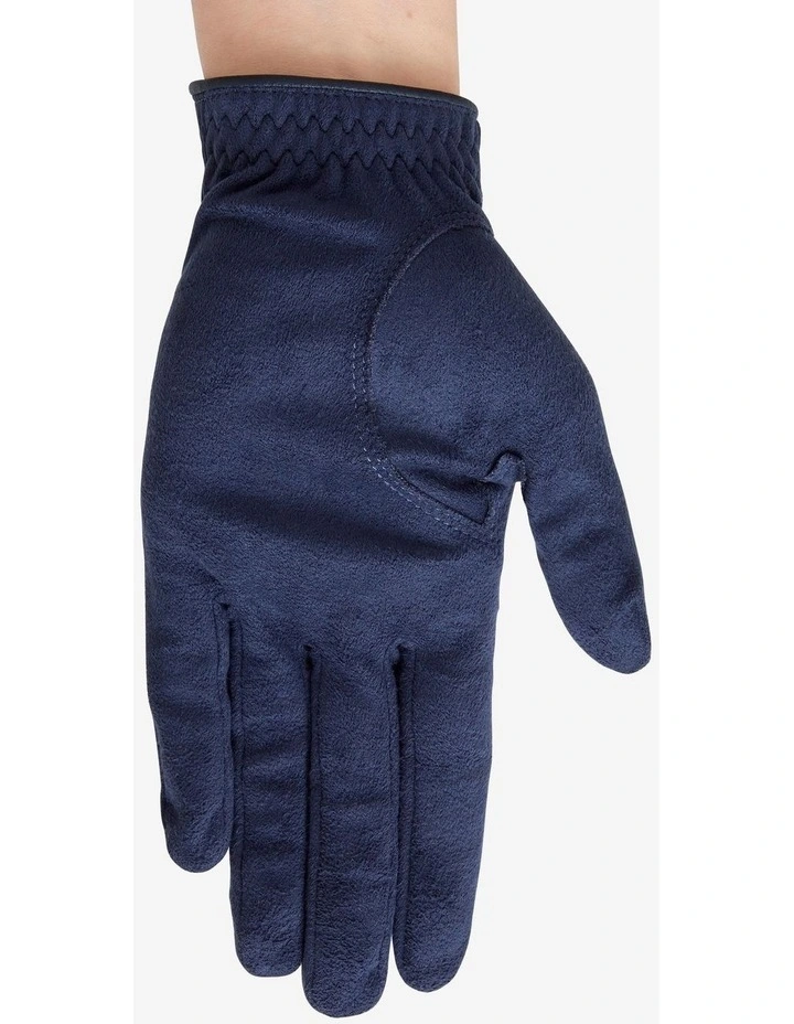 Decathlon | Women's golf pair of RW gloves navy blue image 2