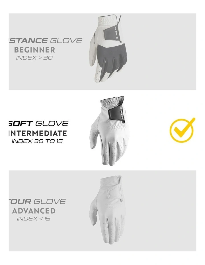 Decathlon | Women's Golf Soft Glove Right-Handed - White image 3