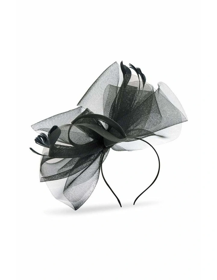 Iris Fascinator in Black image 1