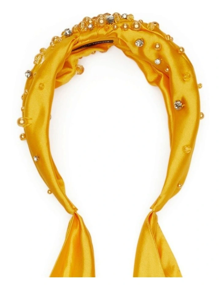 Callie Headpiece in Mango image 1