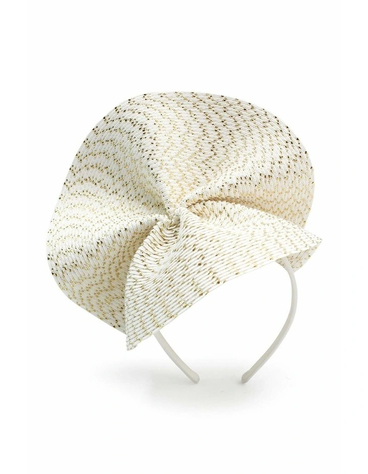Zaria Fascinator in Gold image 3
