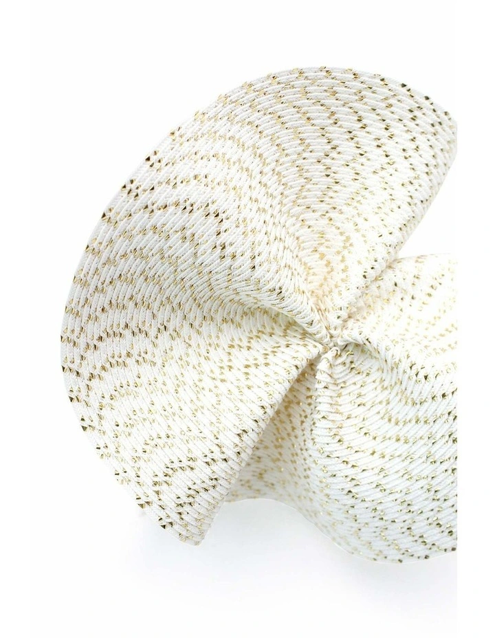 Zaria Fascinator in Gold image 6