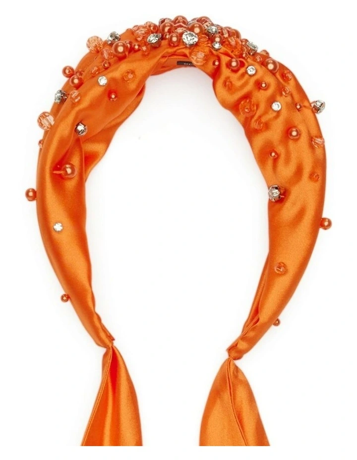 Callie Headpiece in Orange image 1