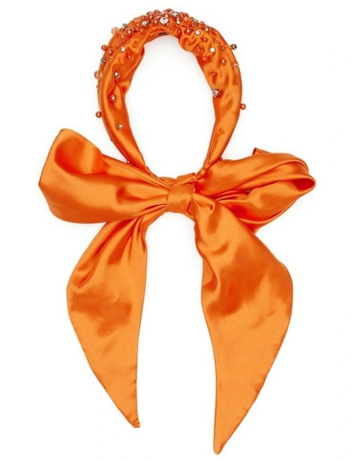 Callie Headpiece in Orange image 2
