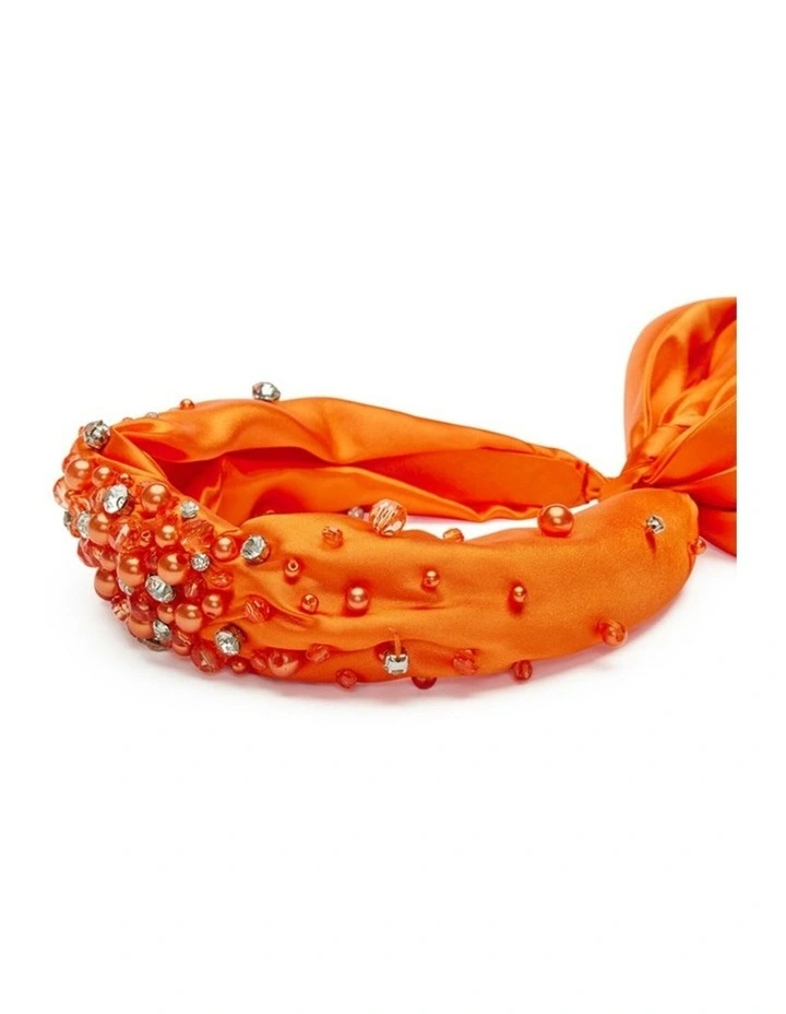 Callie Headpiece in Orange image 3