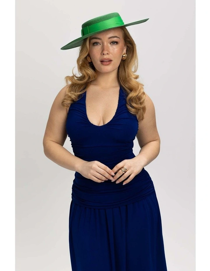 Macy Racewear Boater in Emerald Green image 4