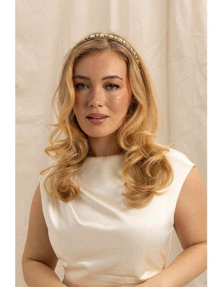Sabine Headband in Gold image 3