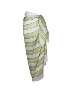 Serena Beach Sarong in Green
