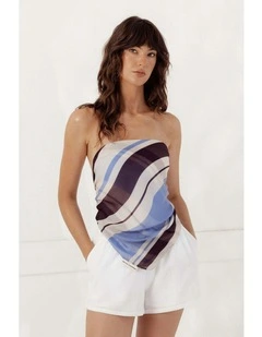 Oceana Large Scarf in Blue