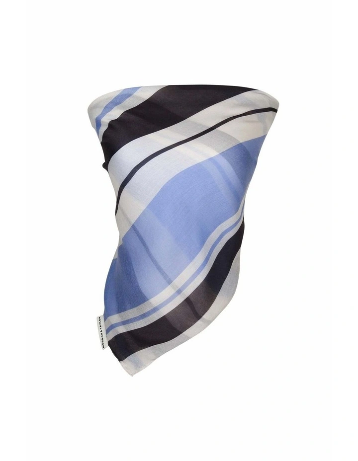 Oceana Large Scarf in Blue image 2