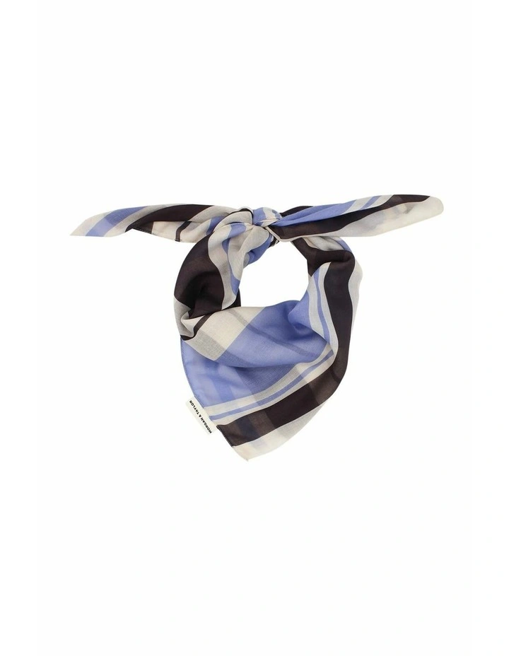 Oceana Large Scarf in Blue image 5