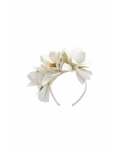 Devon Headpiece in White