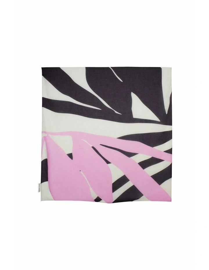 Fern Large Scarf in Purple & Pink image 2