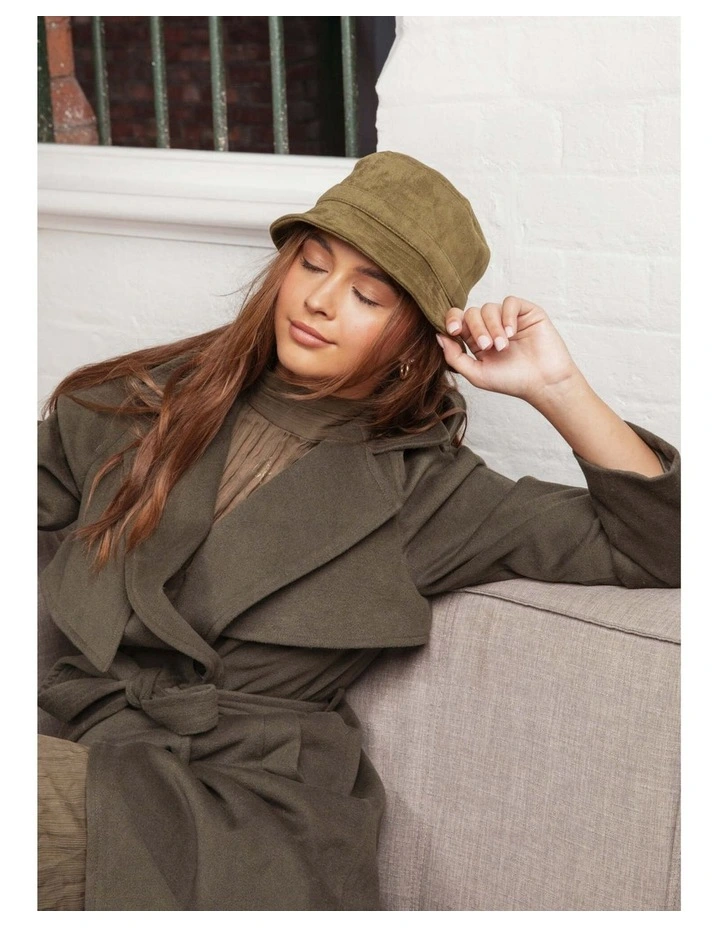 Nina Bucket Hat in Khaki image 2