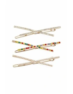 Theana Hair Clip Set in Multi