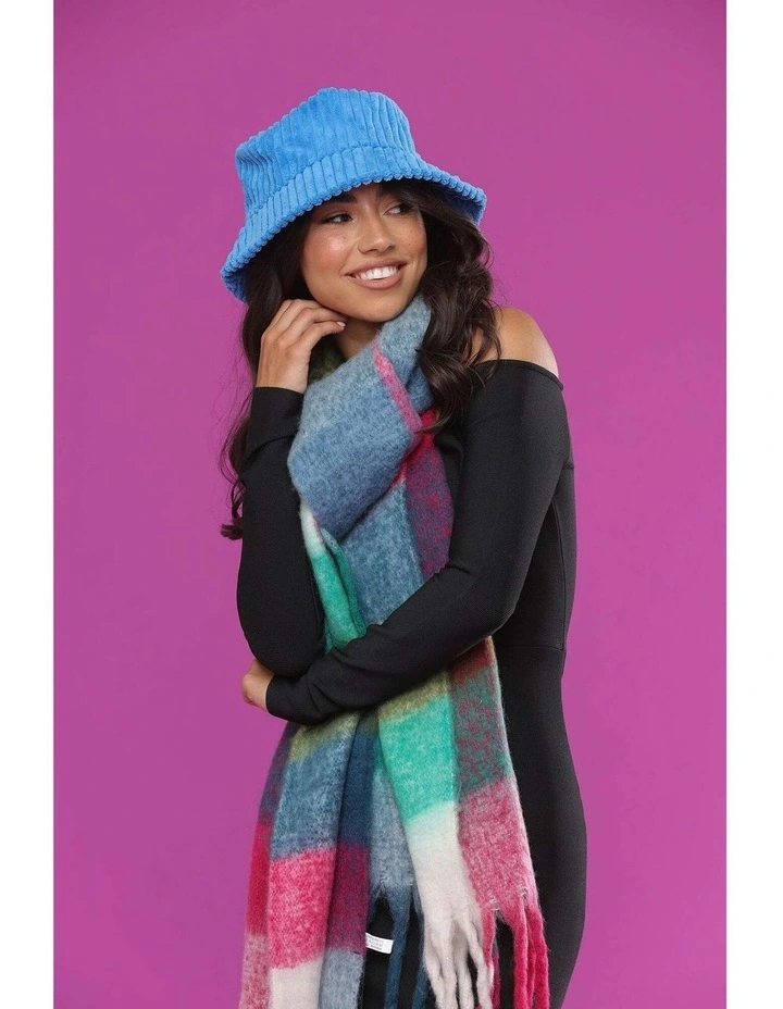 Bella Bucket Hat in Blue image 6