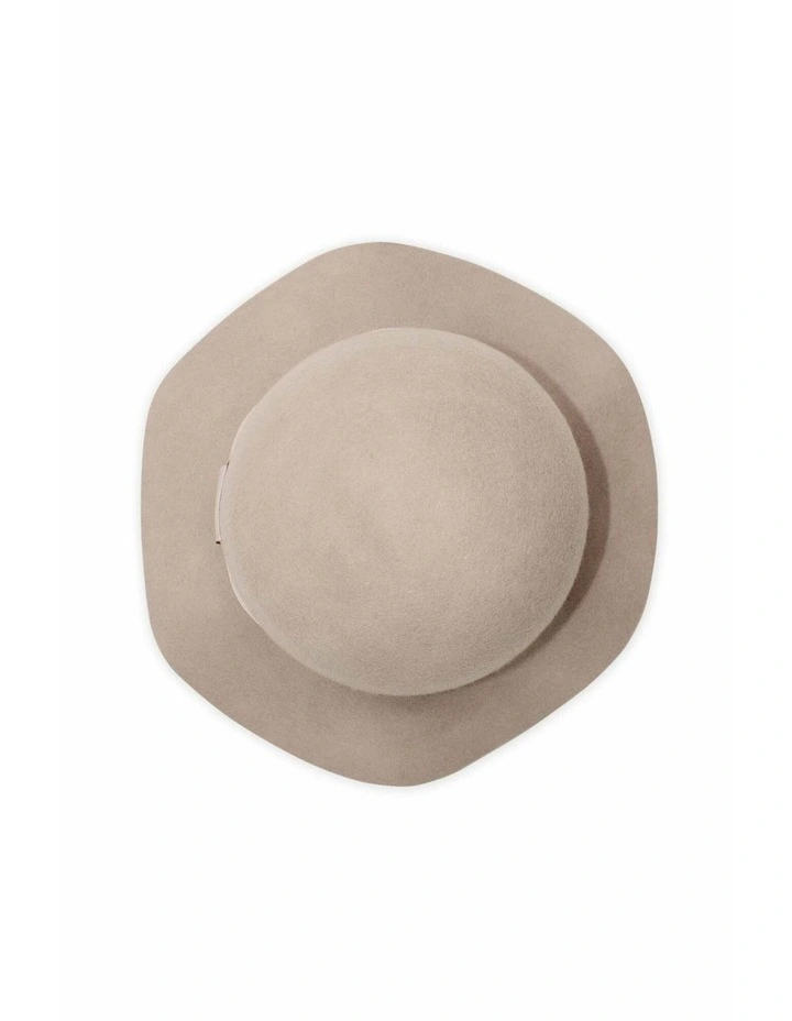 Miah Small Wool Floppy in Beige image 7