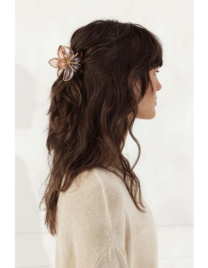 Merliah Hair Claw Set of 3 in Pink image 2