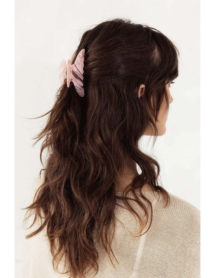 Merliah Hair Claw Set of 3 in Pink image 5