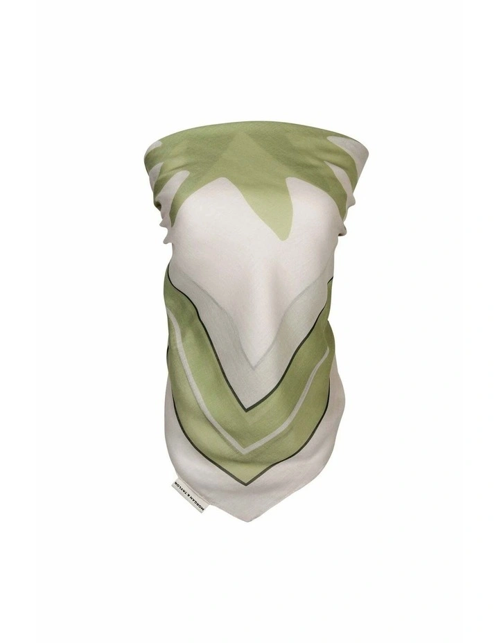 Serena Large Scarf in Green image 4