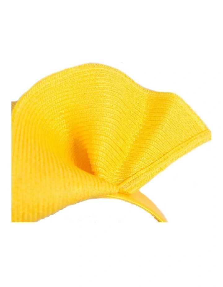 Max Alexander large yellow wave racing fascinator MA955Y image 3