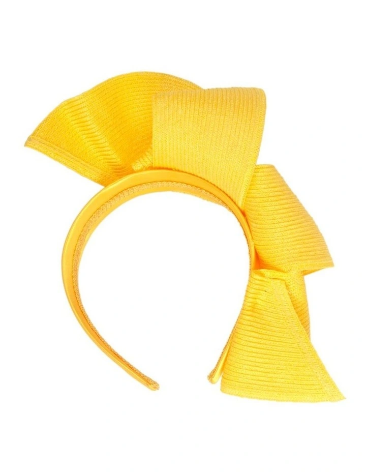 Max Alexander large yellow wave racing fascinator MA955Y image 4