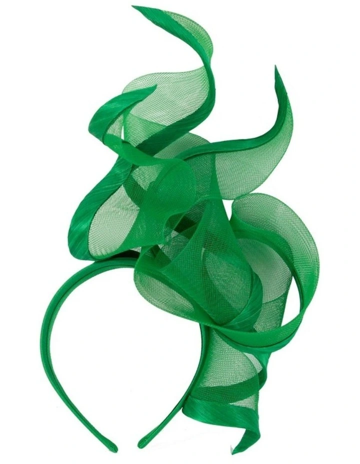 Bespoke green racing fascinator by Fillies Collection S253GR image 4