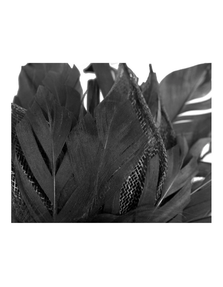 Max Alexander Black Feather Fascinator MA940B image 3