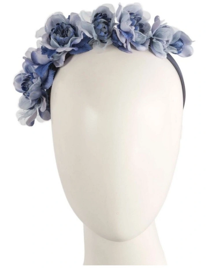 Max Alexander Blue Flower Headband MA981BL image 2