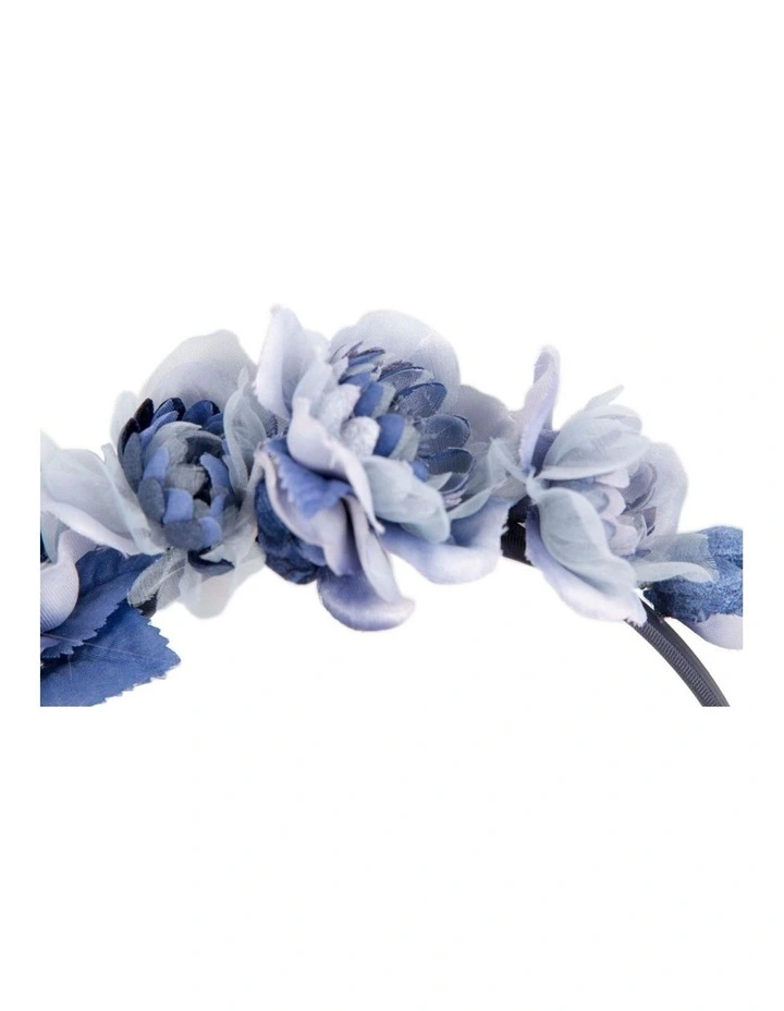 Max Alexander Blue Flower Headband MA981BL image 3