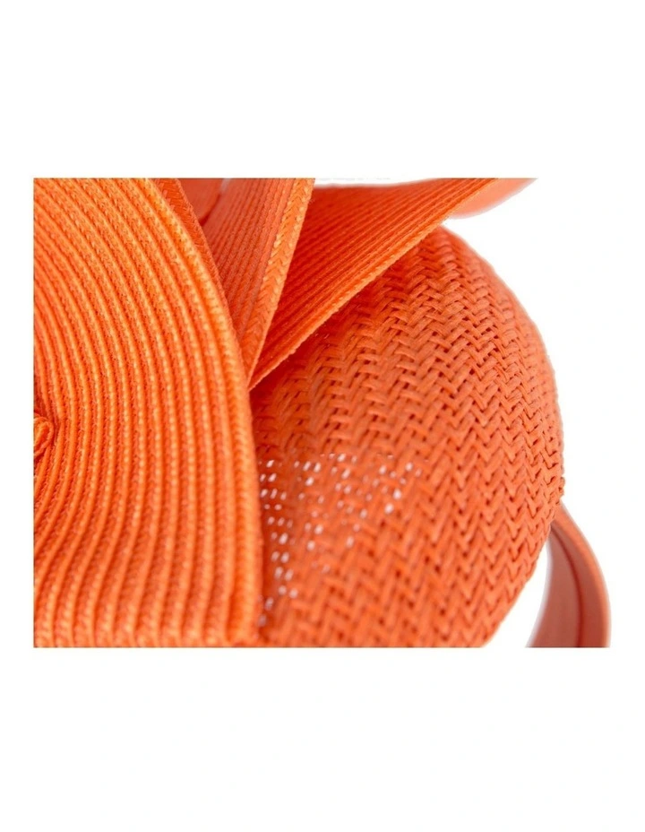 Orange pillbox fascinator by Fillies Collection S286 S286OR image 5