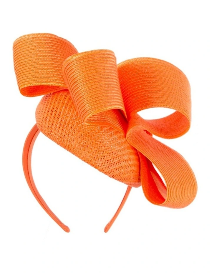 Orange pillbox fascinator by Fillies Collection S286 S286OR image 6
