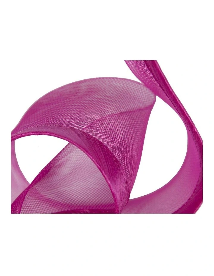 Fillies Collection sculptured fuchsia racing fascinator S246F image 3