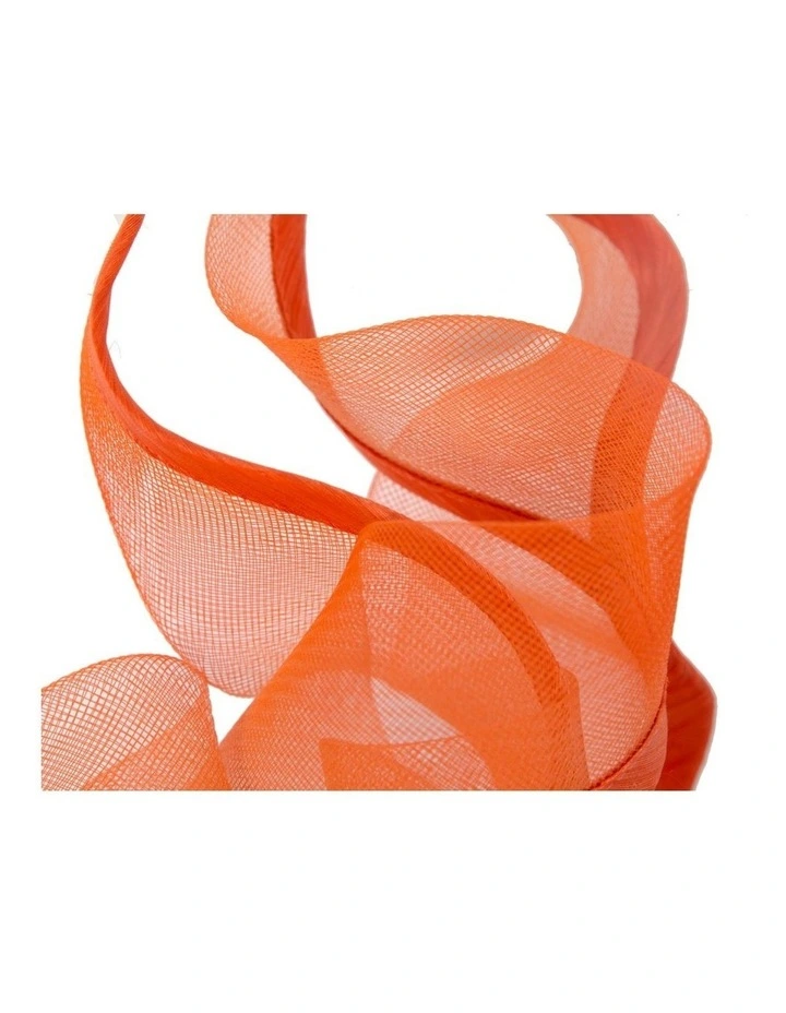 Bespoke orange racing fascinator by Fillies Collection S253OR image 3