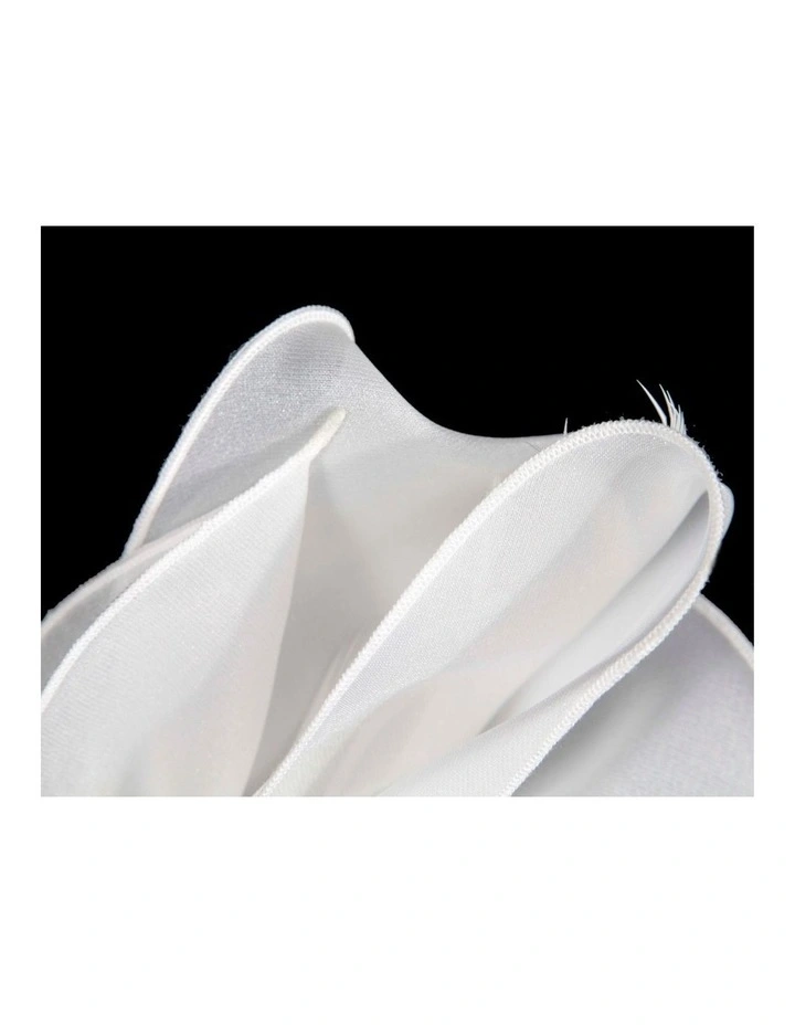 Max Alexander White Organza Bow Fascinator MA984WHT image 3