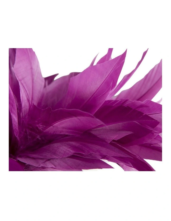 Max Alexander Plum Feather Headband - Purple & Violet MA893PL image 3