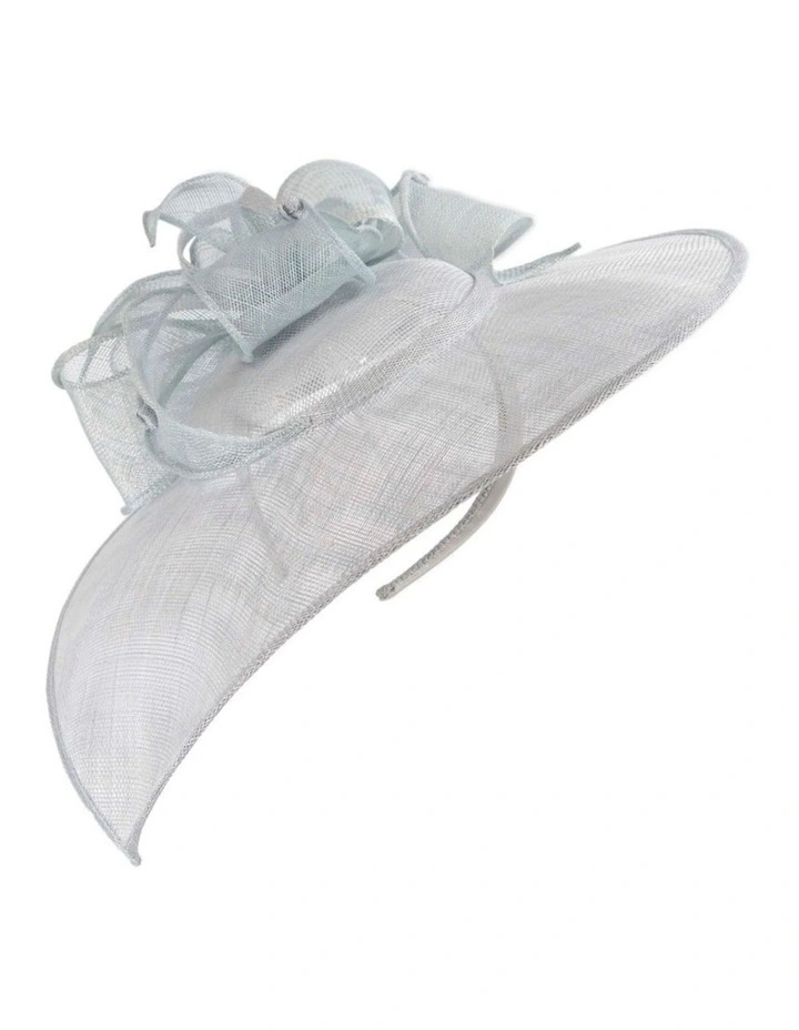 Max Alexander light blue sinamay fascinator MA903LBL image 1