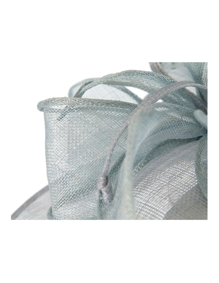 Max Alexander light blue sinamay fascinator MA903LBL image 5