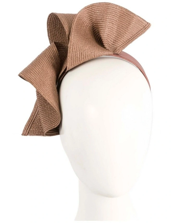 Max Alexander large coffee wave racing fascinator MA955CF image 2
