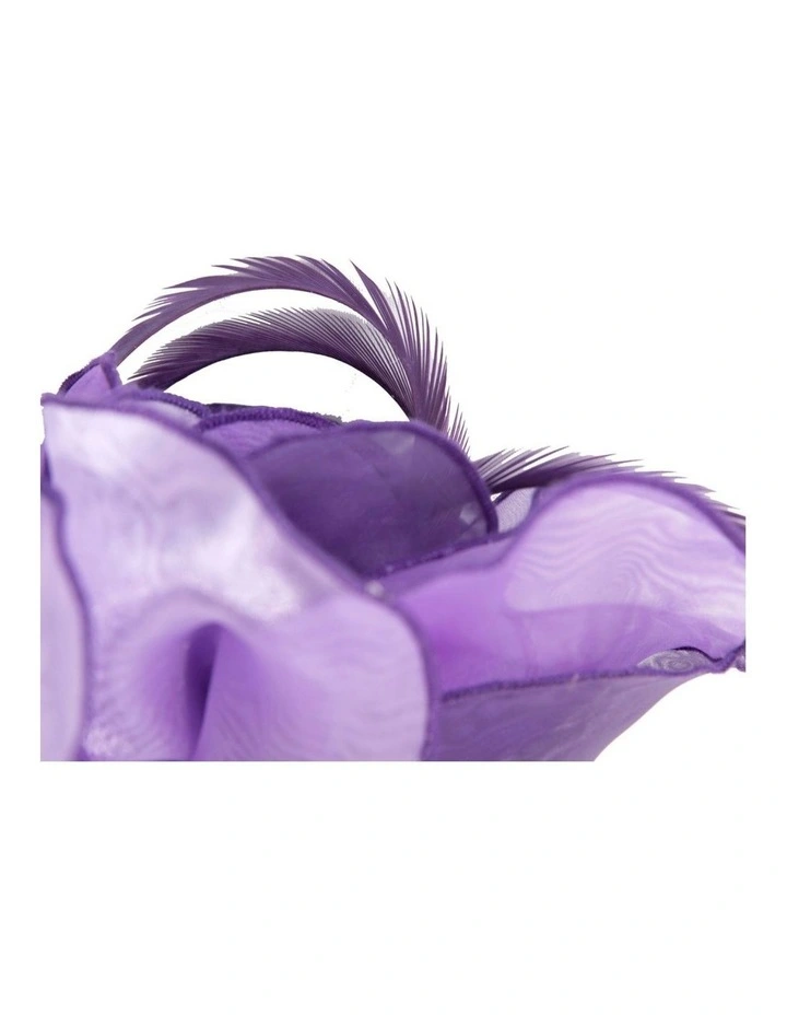 Max Alexander lilac organza flower fascinator MA983PRLI image 3