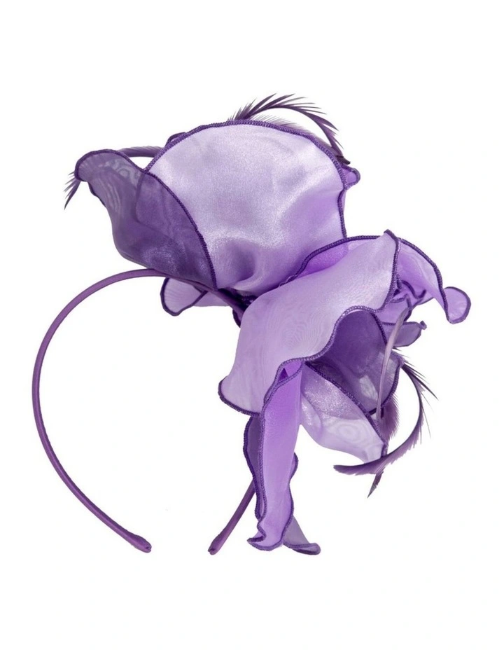 Max Alexander lilac organza flower fascinator MA983PRLI image 4