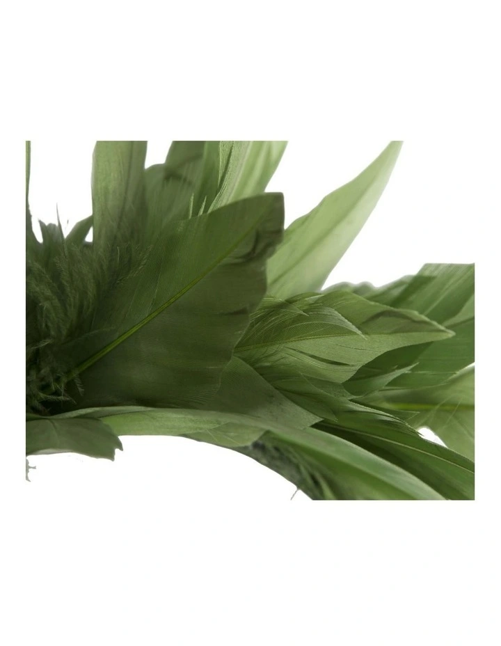 Max Alexander Olive Feather Headband Fascinator - Made in Australia MA893OL image 3