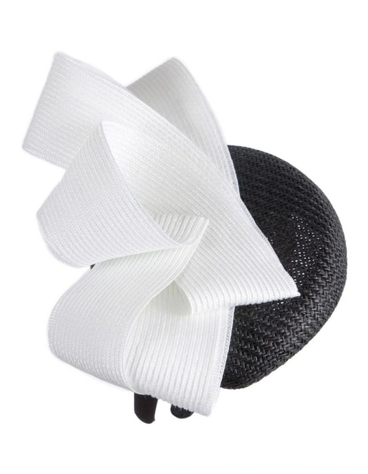 Black & White pillbox fascinator by Fillies Collection S286BW image 3