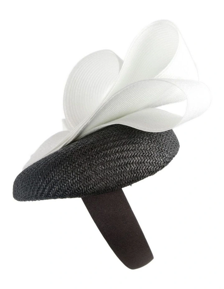 Black & White pillbox fascinator by Fillies Collection S286BW image 4