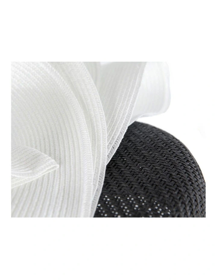 Black & White pillbox fascinator by Fillies Collection S286BW image 5