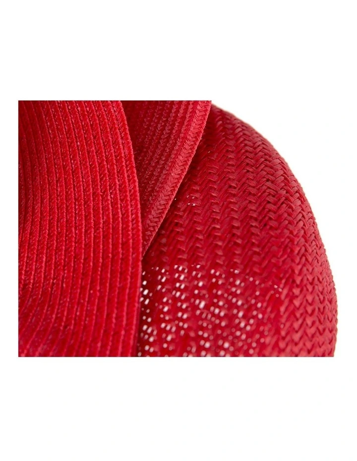 Red pillbox fascinator by Fillies Collection S286 S286R image 5